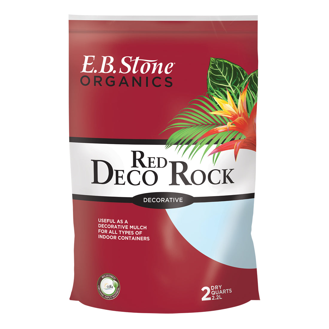 E.B. Stone Deco Rock Red