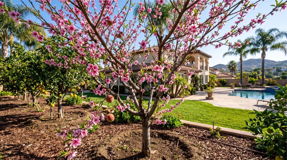 Prunus persica 'Flordaprince'