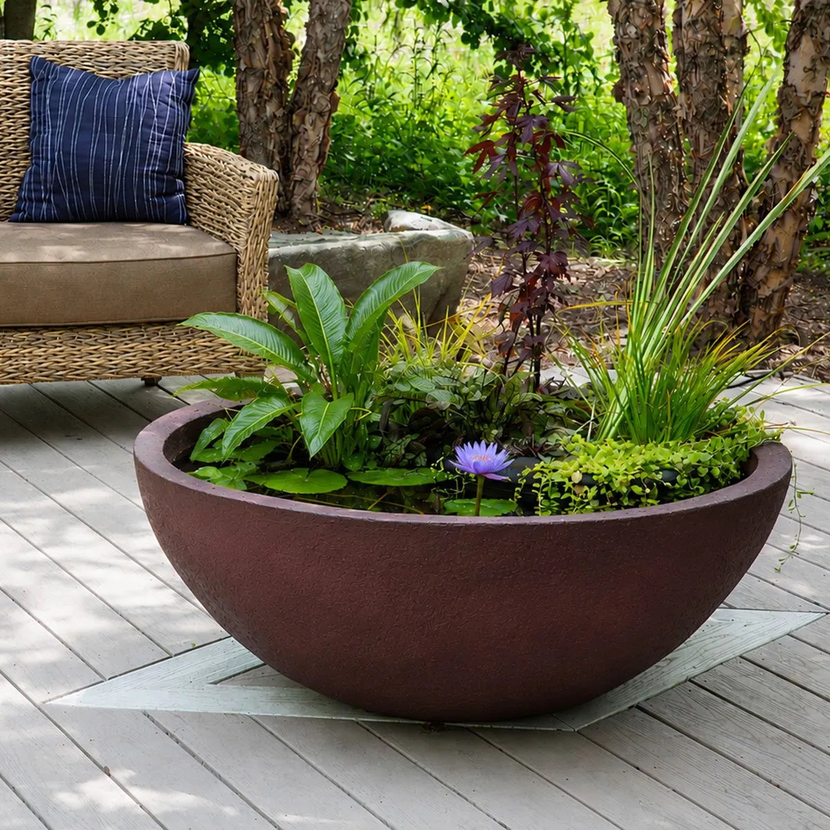 Fountain Bowl - Merlot - 60" Dia (152 Cm) – image 4