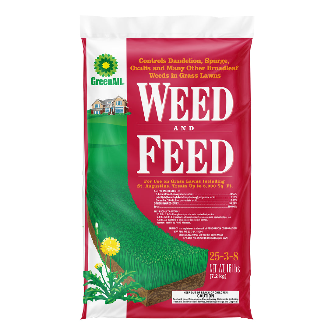 Green All Weed & Feed 25-3-8