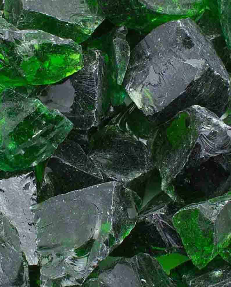 Green Landscape Glass
