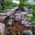 Medium Pondless Waterfall Kit 16' Stream W/Aquasurge 2000-4000 Adjustable Flow Pond Pump – image 3