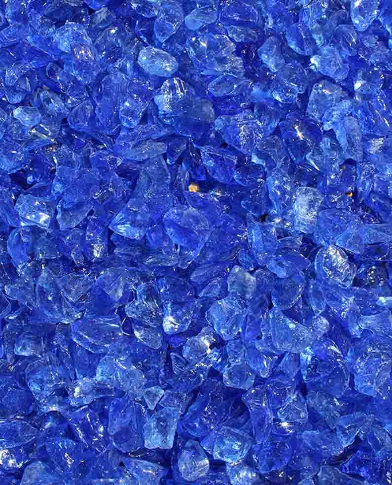 Ocean Blue Landscape Glass