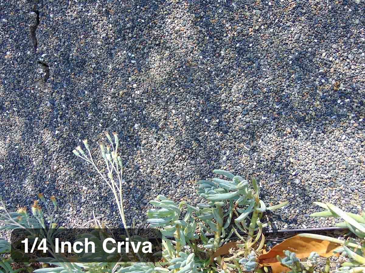 Black Criva Mexican Beach Pebbles, 1/4 inch size