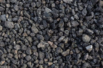 Cenizas de lava negra