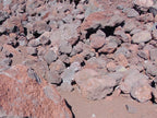 Black n Burgundy Lava landscape boulders, 30 to 36 inch size