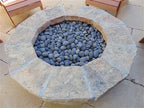 Black Nara Lava Pebbles, Nara Lava 1/2 50 Lbs Bag