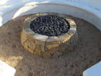 Black Nara Lava Pebbles, Nara Lava 2/3 50 Lbs Bag