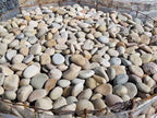 Buff Mexican Beach Pebbles 2 inch - 3 inch