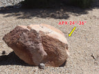 Champagne Granite landscape boulders, 2 to 3 foot size