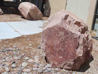 Champagne Granite landscape boulders, 3 to 4 inch size