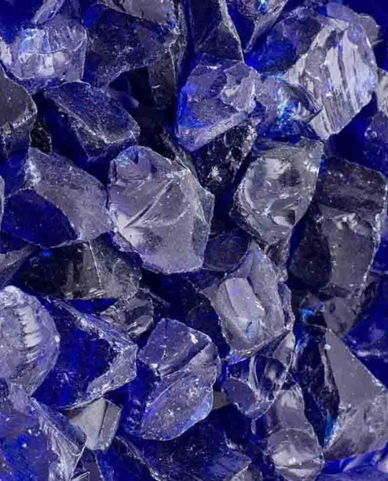 Cobalt Blue Landscape Glass