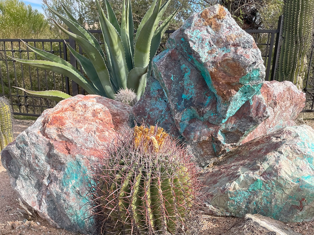 Curacao Blue specimen landscape boulder, quoted individually