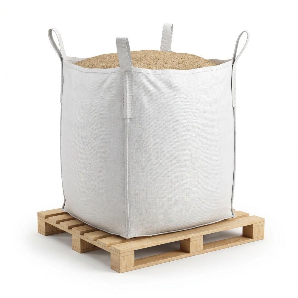 2,000 lb super sack of decomposed granite on a pallet
