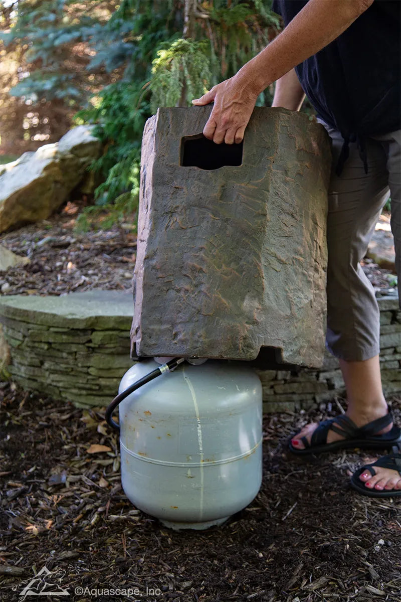 Faux Stone Propane Tank Cover – image 4