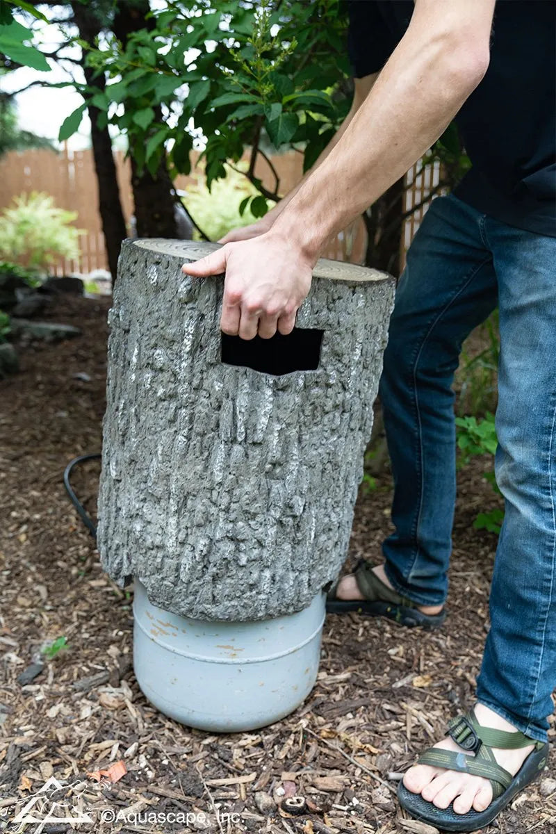 Faux Stump Propane Tank Cover – image 3