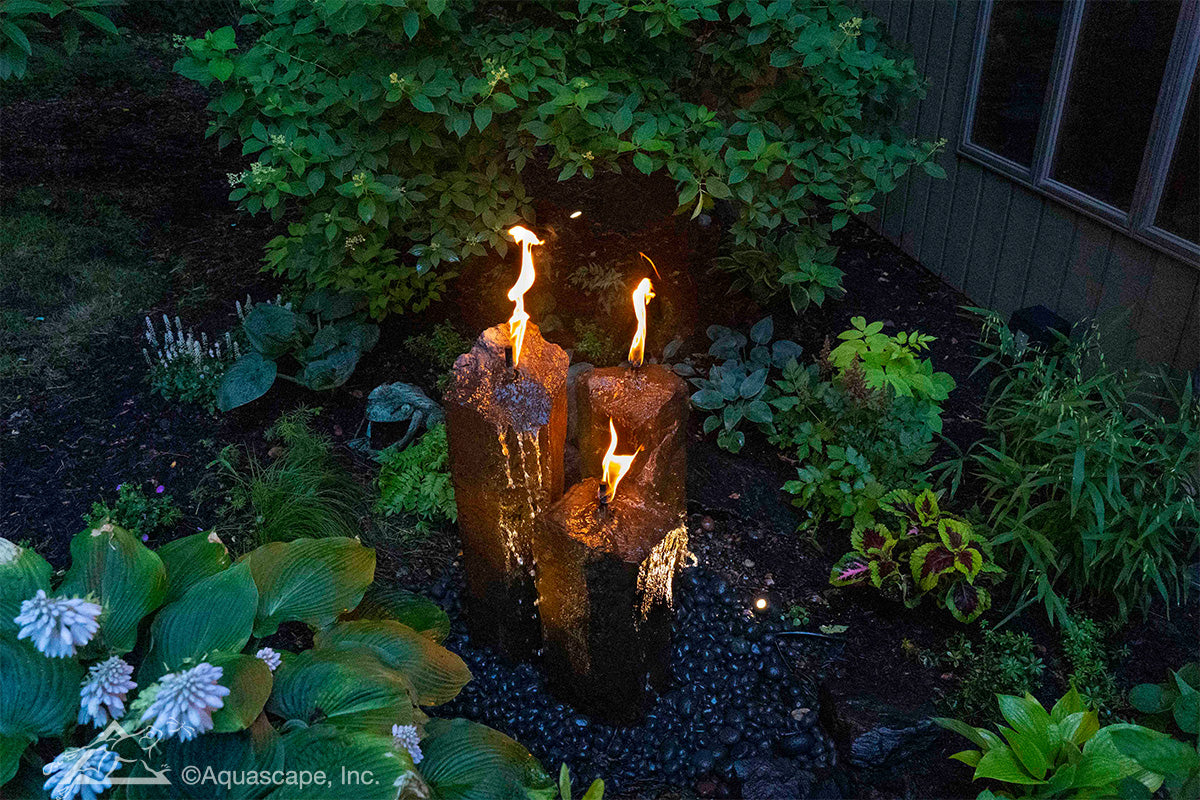 Fire And Water Basalt Column Torch – image 4