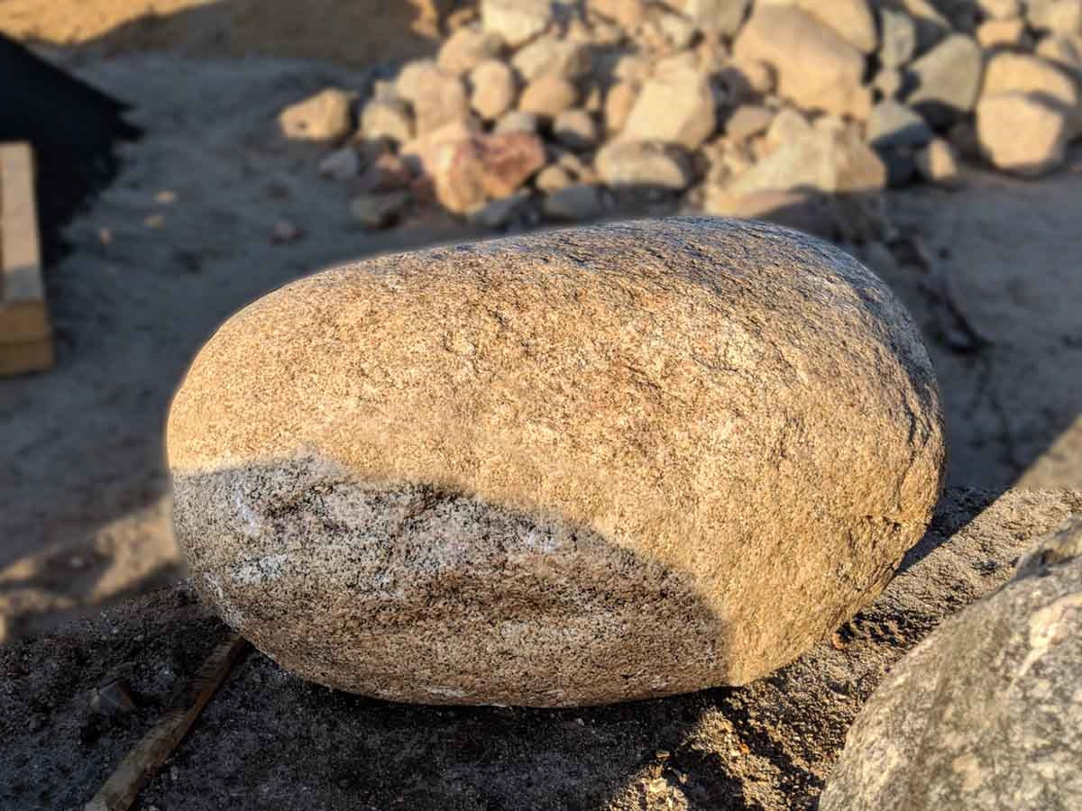 Foothill River Boulders landscape boulders, 24 to 30 inch size