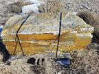 Gold Quartz landscape boulders, 3 to 4 foot size