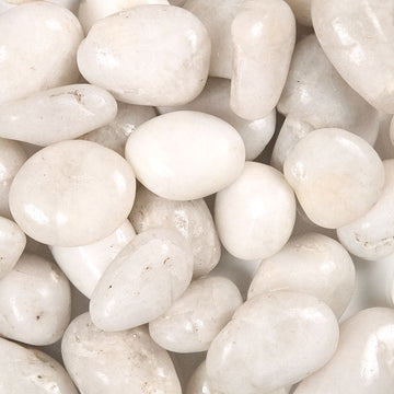 Himalaya White Polished Pebbles