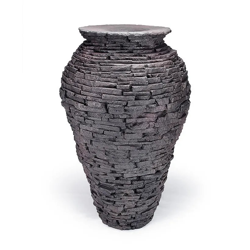 Stacked Slate Urn - 55" H (140 Cm) – image 2