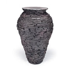 Stacked Slate Urn - 55" H (140 Cm)