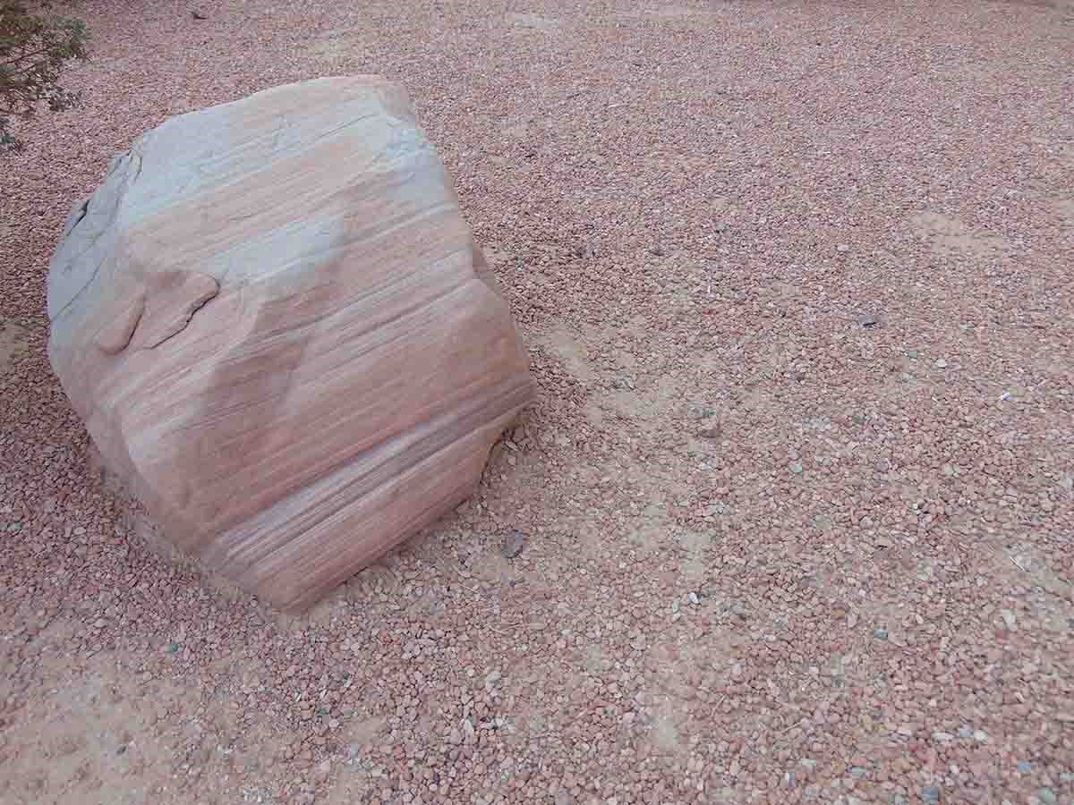 Las Vegas Rainbow landscape boulders, 12 to 18 inch size