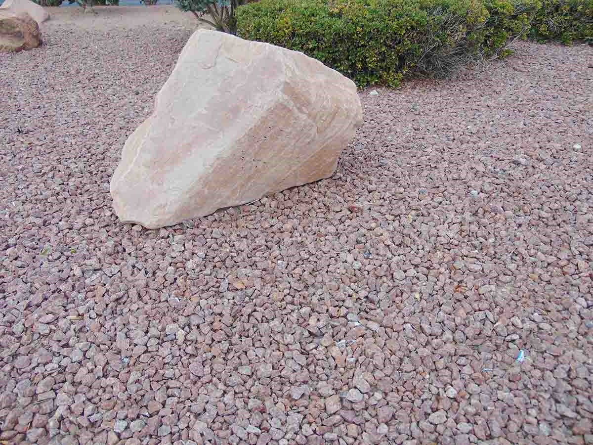 Las Vegas Rainbow landscape boulders, 2 to 3 foot size