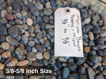Mexican Mix Color Beach Pebbles