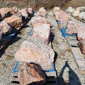 Mojave Pink Granite boulders