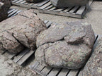 Montana Moss landscape boulders, 30 to 36 inch size