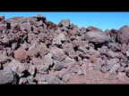 Black and Red Lava Boulders For Sale