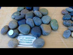 Polished Mexican Beach Pebbles Mixed Colors Small