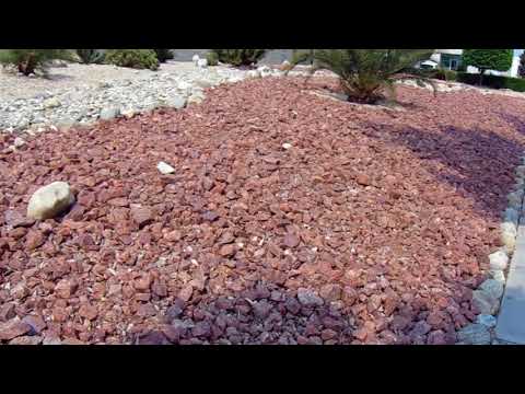 Ruby Red Granite Ruble n Pyrite Gold Gravel