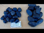 Mexican Beach Black Pebbles Polished 1 Inch