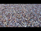 3/4" Palm Springs Gold Rock Gravel Property Border