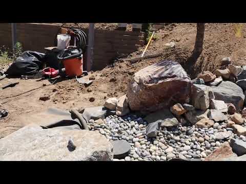Backyard Waterfall Boulder and Rock Choices