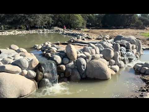 Pond Building With Sierra Gold River Boulders