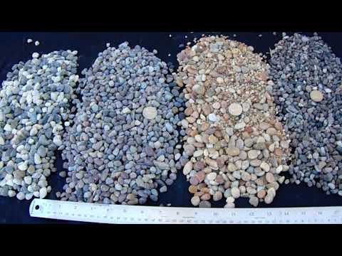 Sierra Black n White and Pami and Coral Sea and Arizona Pebbles
