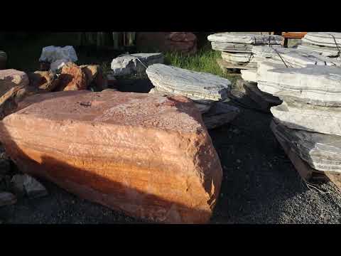 Vegas Pink Slab Boulders