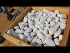 Snow White Pebble 2" to 3" Pounds Per SQFT