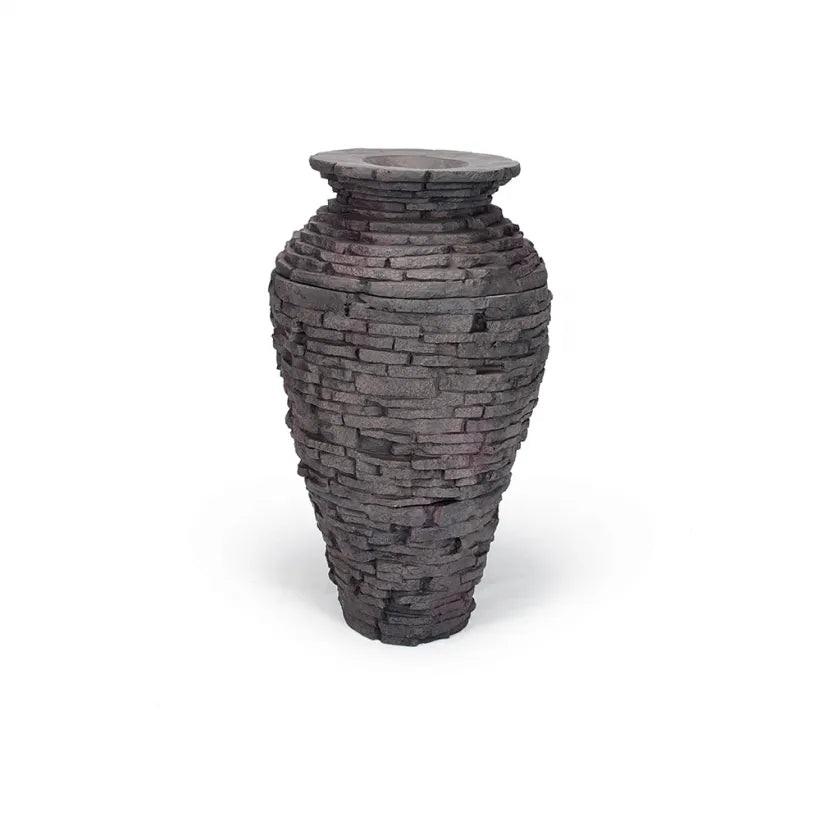 Stacked Slate Urn - 33.5" H (85 Cm) – image 2