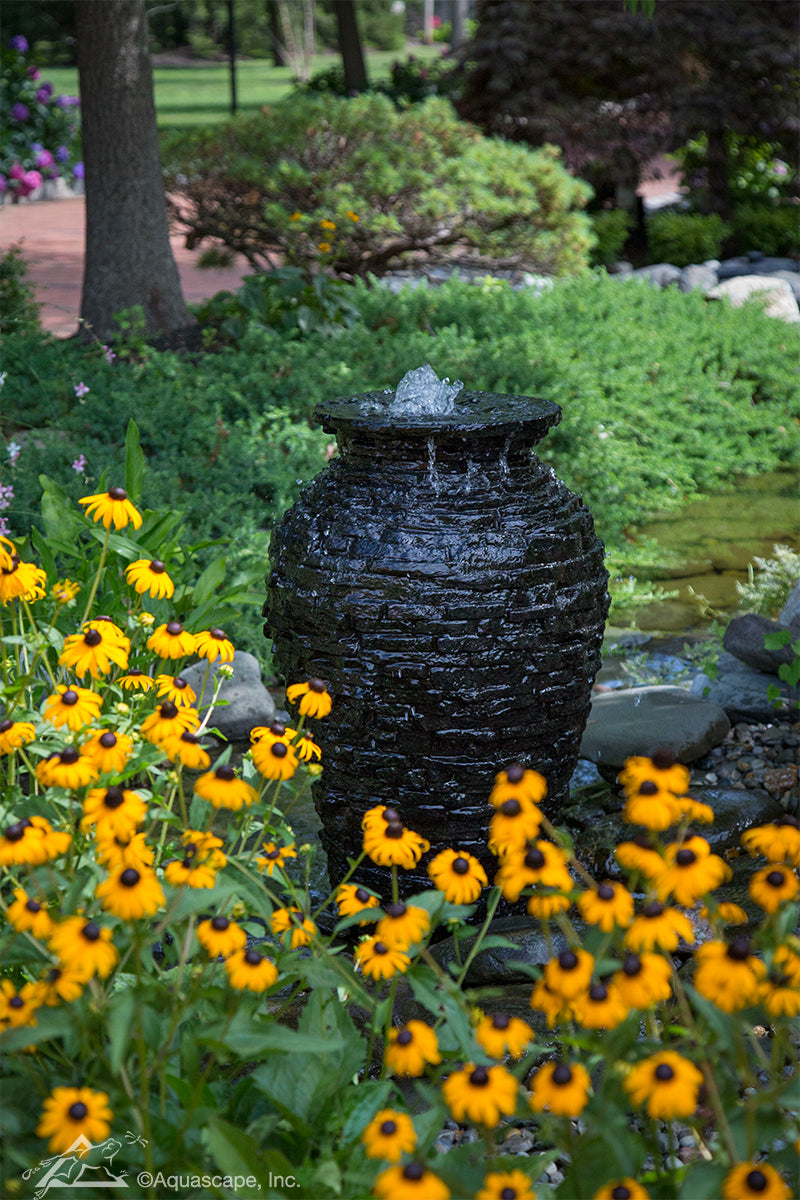 Stacked Slate Urn - 33.5" H (85 Cm) – image 3