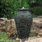 Stacked Slate Urn - 13" H (34 Cm) – image 4