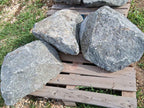 Thunder Storm Granite landscape boulders, 12 to 18 inch size